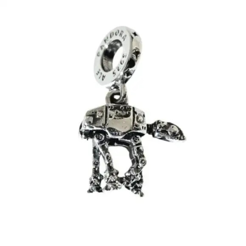 Pandora Star Wars 925 Sterling Silver At-AT Walker Robot Bracelet Pendant Charm
